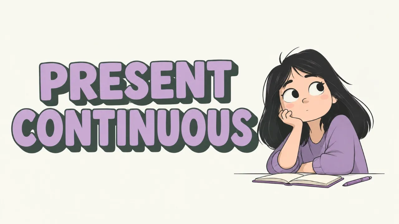 present continuous